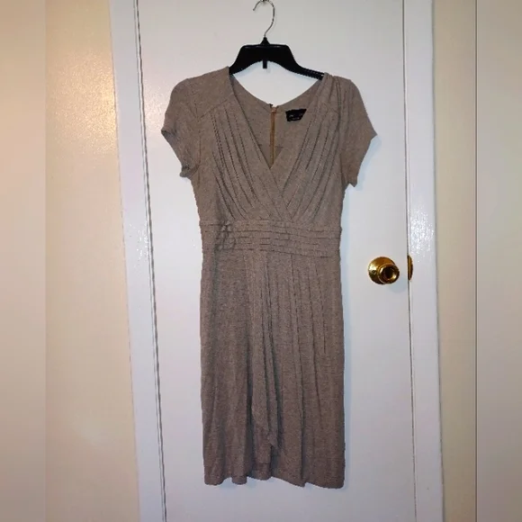 max and cleo brown dress Max And Cleo Dress Women Size 8 Whiskey Metallic Brown Sheath Strapless Lined